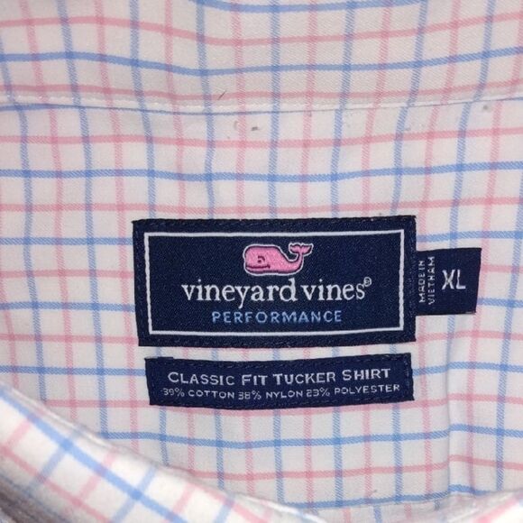Vineyard Vines Men's Multicolor Plaid Button Down Shirt - Picture 4 of 4